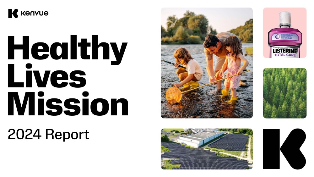 Kenvue Releases 2024 Healthy Lives Mission Report Highlighting Sustainability and Innovation