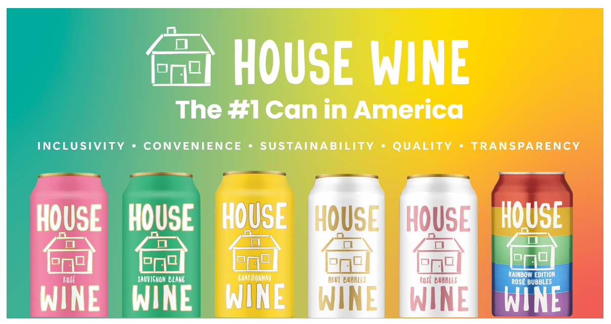 House Wine Unveils Colorful Kodachrome Can Packaging for Inclusive, Health-Conscious Consumers