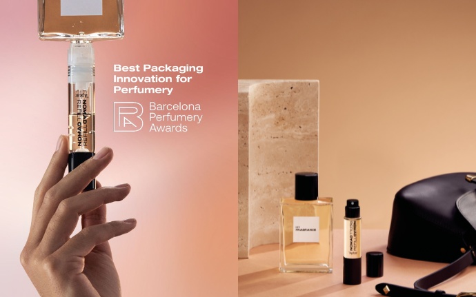 Aptar Beauty’s Nomad Refill Wins Packaging Innovation Award at Barcelona Perfumery Congress