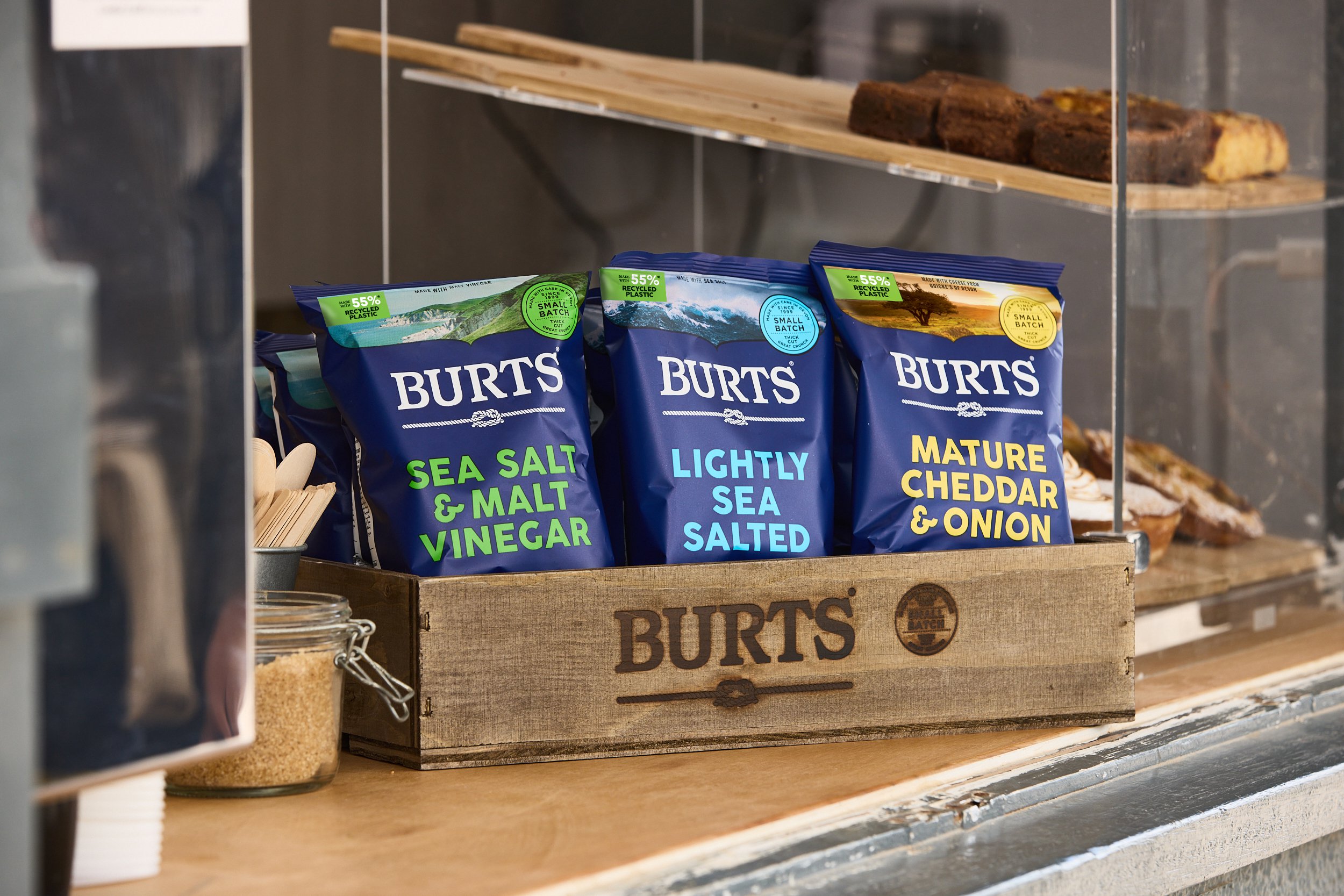 Burts Snacks Launches Eco-Friendly Crisp Packaging with 55% Recycled Plastic
