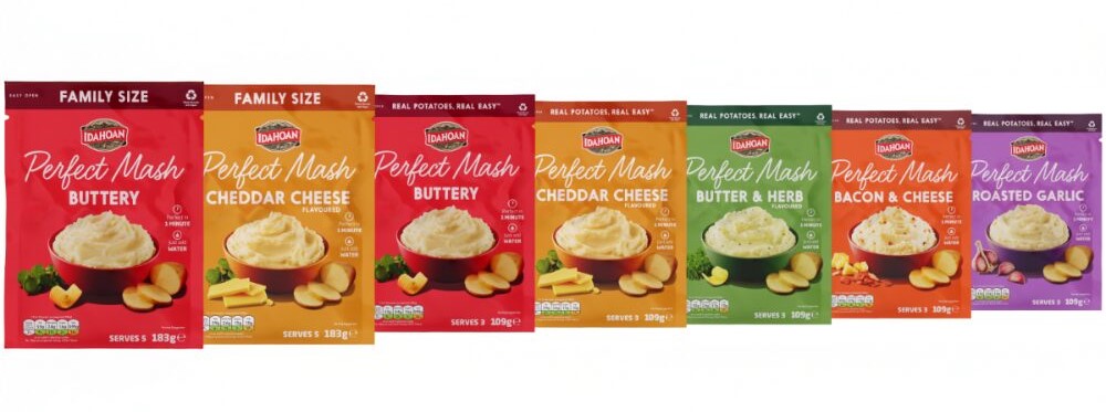 Idahoan Launches 100% Recyclable Paper Packaging for Perfect Mash in the UK