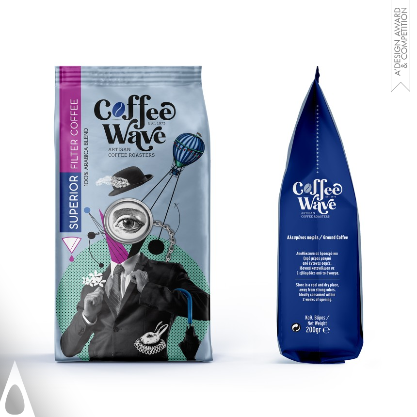 Coffee Wave Wins Bronze in A’ Packaging Design Awards for Unique Coffee Packaging