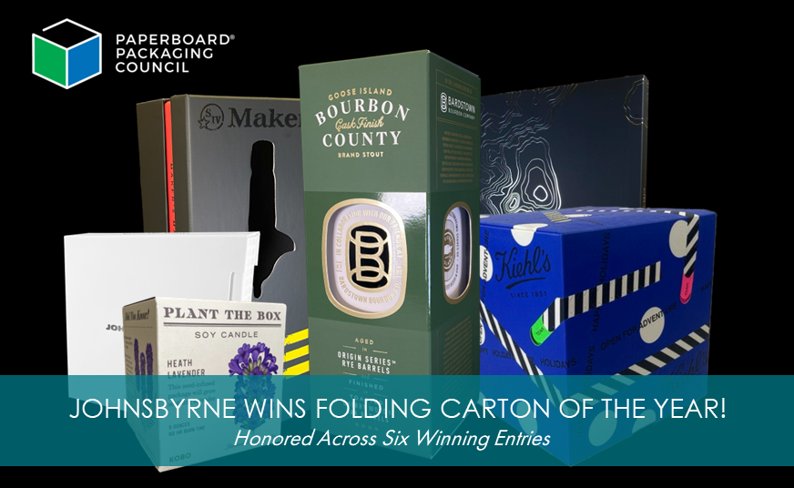 JohnsByrne Wins 2025 “Folding Carton of the Year” for Outstanding Packaging Design