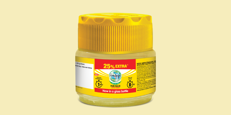 Amrutanjan Brings Back Its Iconic Yellow Balm in Classic Glass Bottle