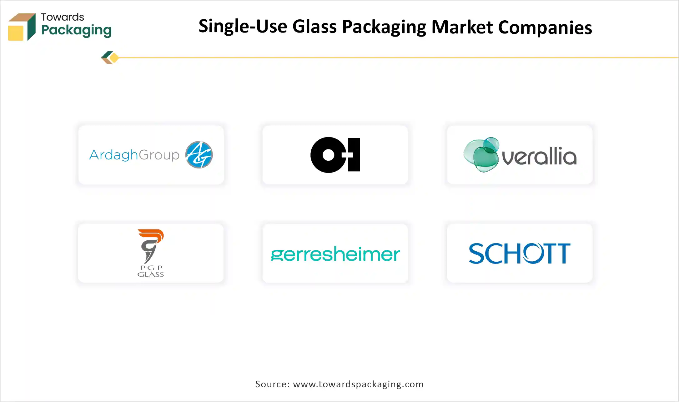 Single-Use Glass Packaging Market Top Key Players